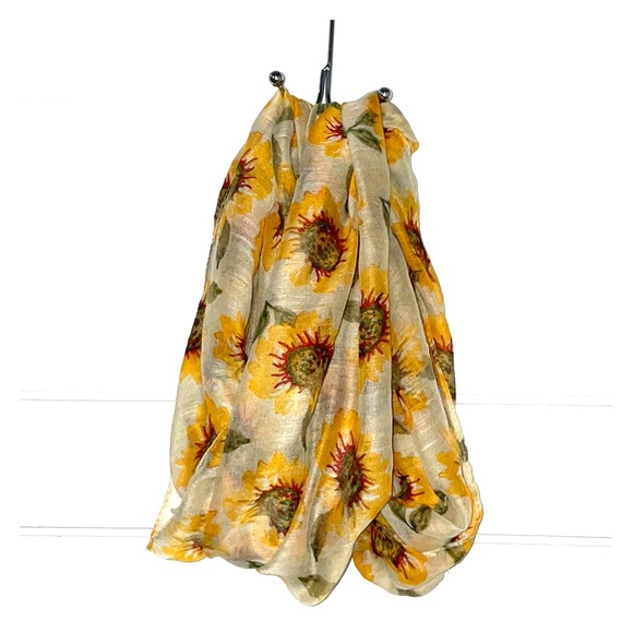 TWO Floral Scarves - Picture 2 of 5